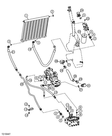 oil line for john deere 240 skid steer|deere 240 oil draining problems.